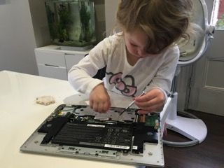 My 3 year old daughter hacked a Google Chromebook